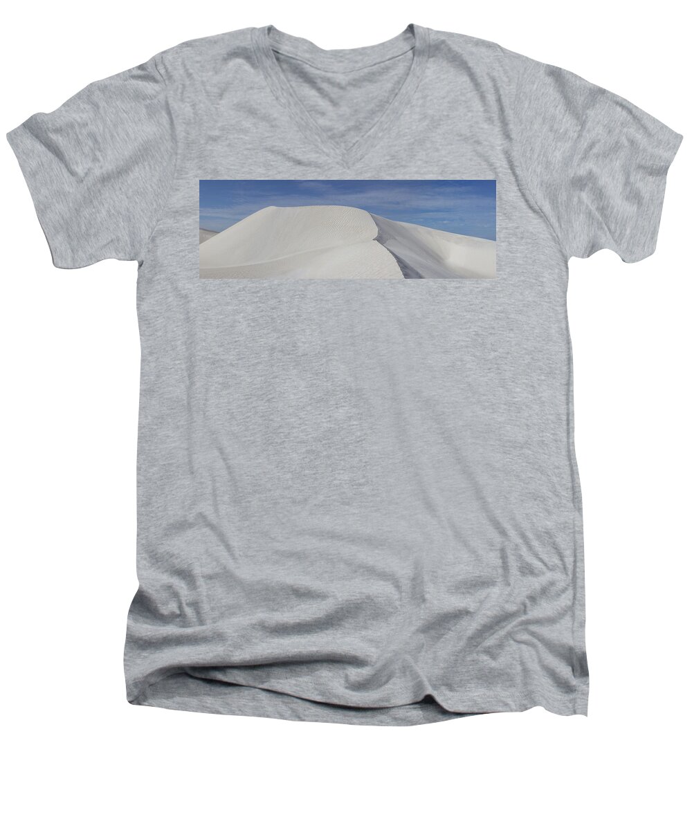 Dunes Men's V-Neck T-Shirt featuring the photograph Shaped by Wind by Robert Caddy