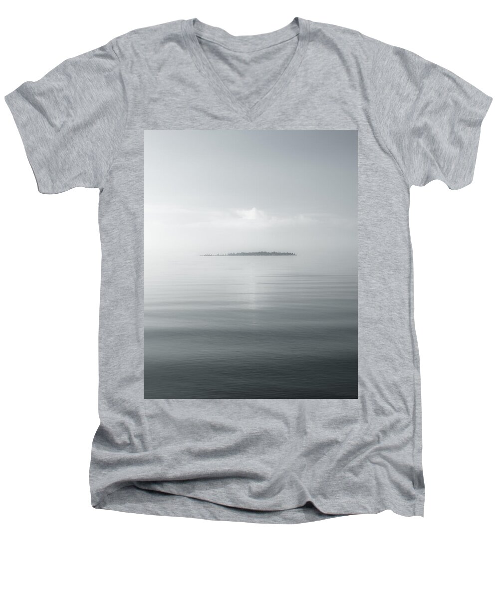 Yellowstone Men's V-Neck T-Shirt featuring the photograph Sigh by Sandra Parlow
