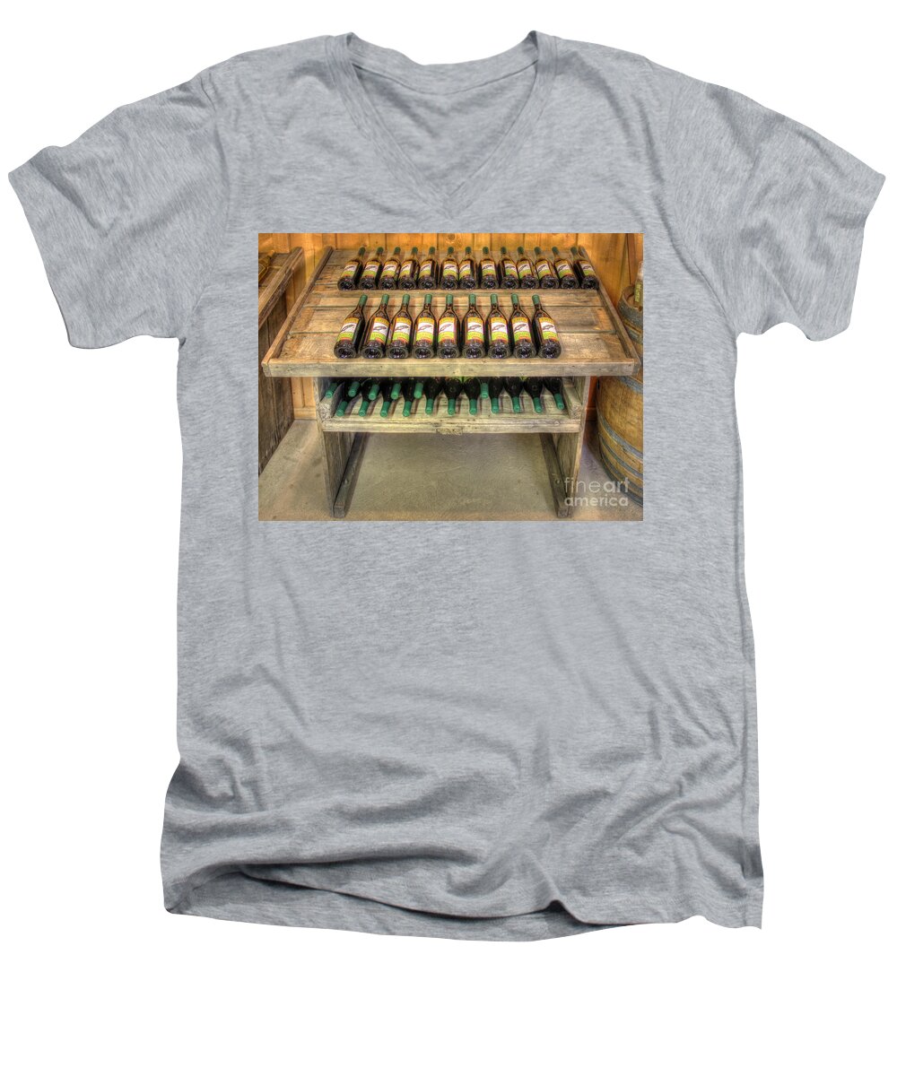Colorado Men's V-Neck T-Shirt featuring the photograph Table Wine by Bob Hislop