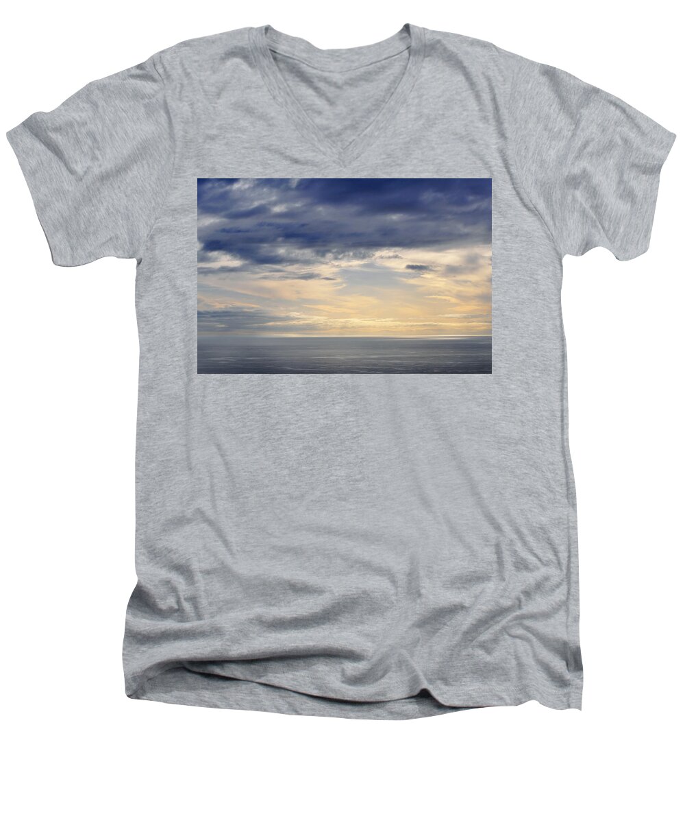 Pacific Ocean Men's V-Neck T-Shirt featuring the photograph The Pacific Coast by Kyle Hanson