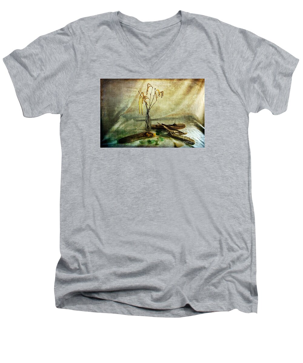 Branch Men's V-Neck T-Shirt featuring the photograph Today's Find by Randi Grace Nilsberg