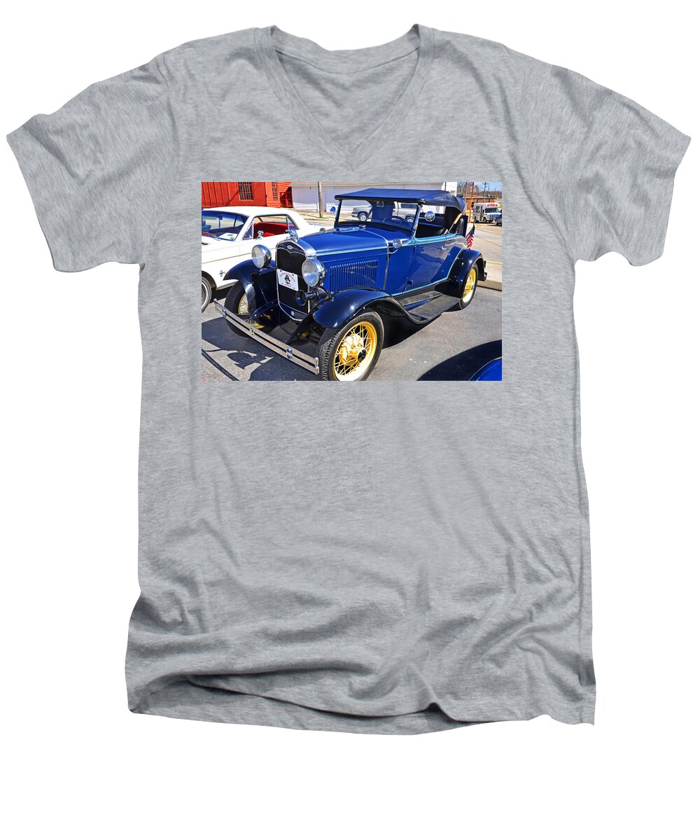 1931 Ford Men's V-Neck T-Shirt featuring the photograph 1931 Ford by Paul Mashburn