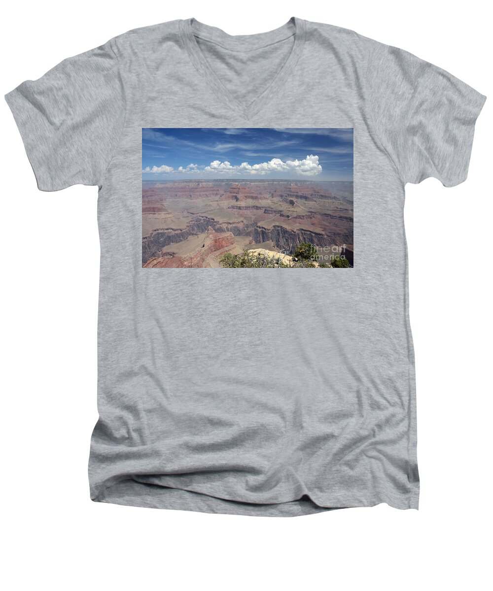 Grand Canyon Men's V-Neck T-Shirt featuring the photograph Grand Canyon by Cassie Marie Photography