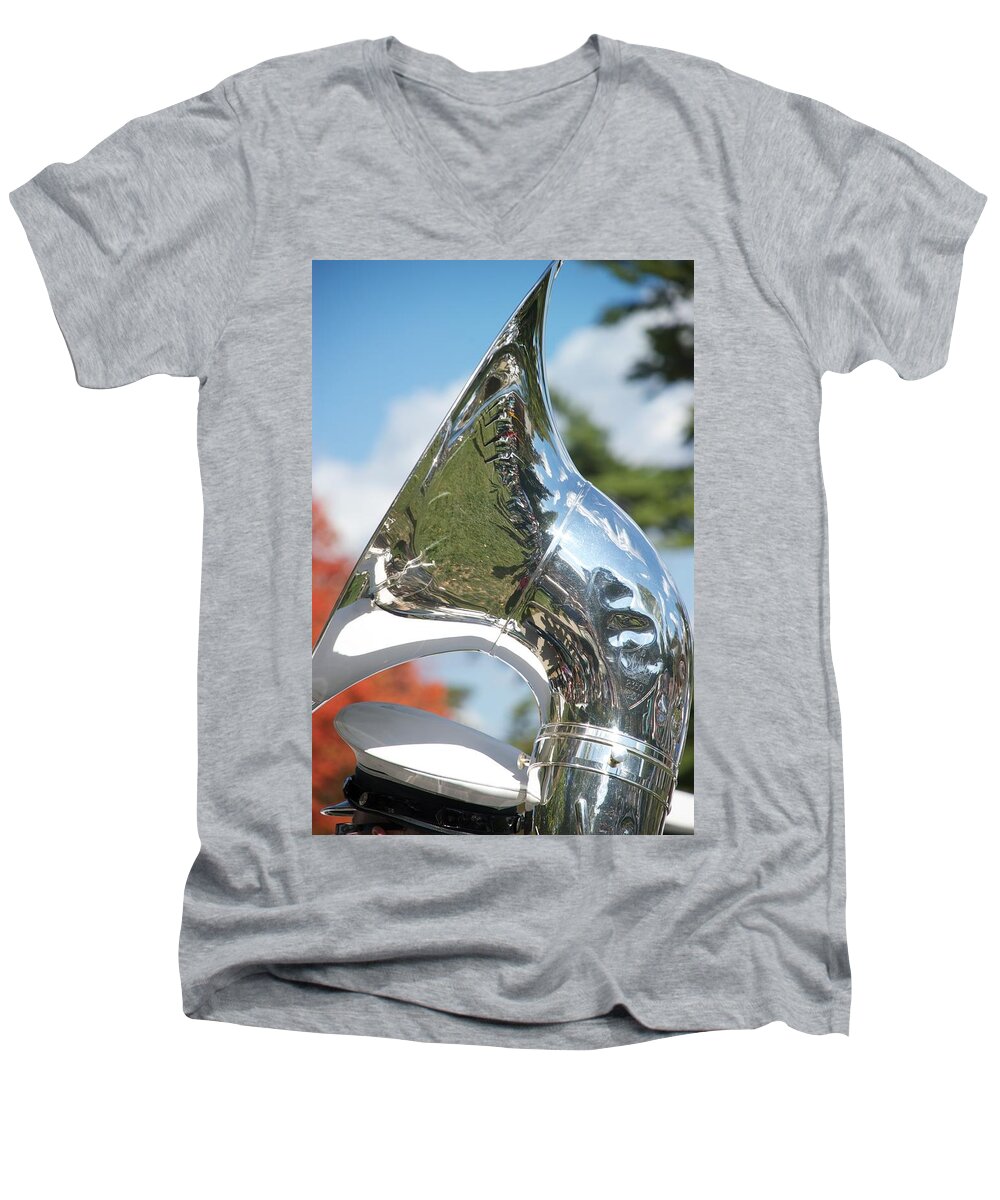 Band Men's V-Neck T-Shirt featuring the photograph Sousa by Joseph Yarbrough