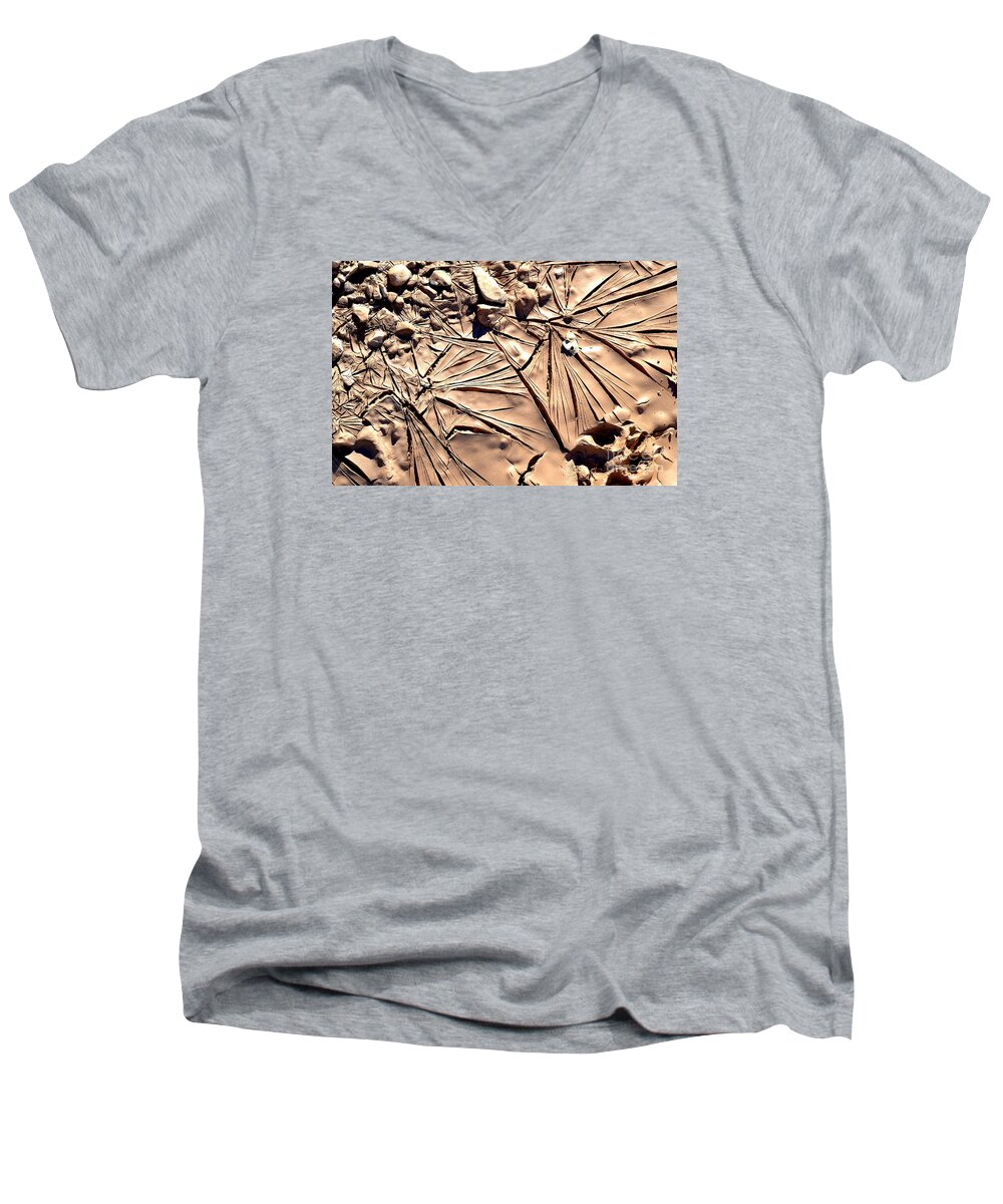 Abstract Men's V-Neck T-Shirt featuring the photograph Abstract 6 #1 by Diane montana Jansson