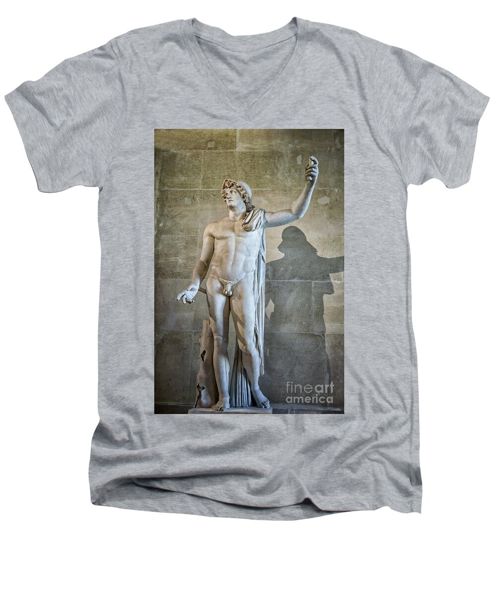 Alexander The Great Men's V-Neck T-Shirt featuring the photograph Alexander the great by Patricia Hofmeester