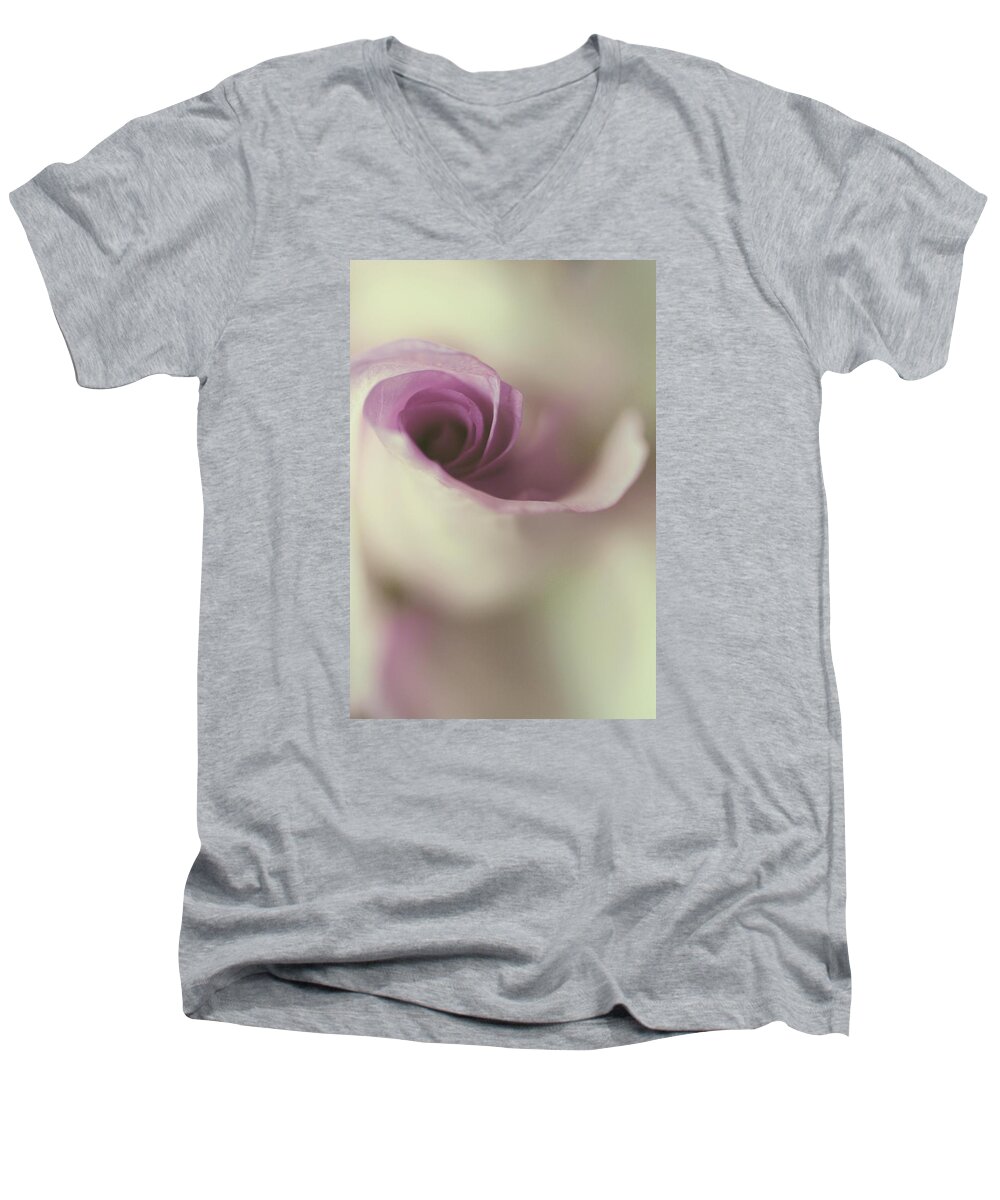 Rose Art Men's V-Neck T-Shirt featuring the photograph I Pray #1 by The Art Of Marilyn Ridoutt-Greene