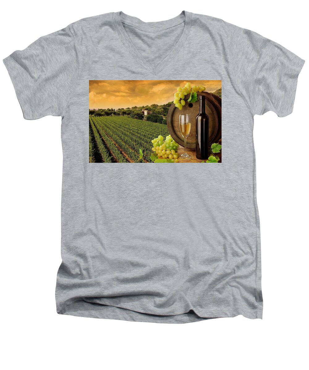 Still Life Men's V-Neck T-Shirt featuring the photograph Still Life #16 by Jackie Russo