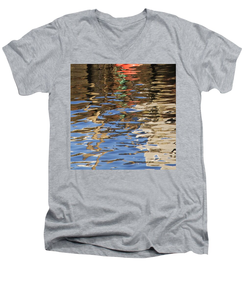 Charles Harden Men's V-Neck T-Shirt featuring the photograph Reflections #1 by Charles Harden