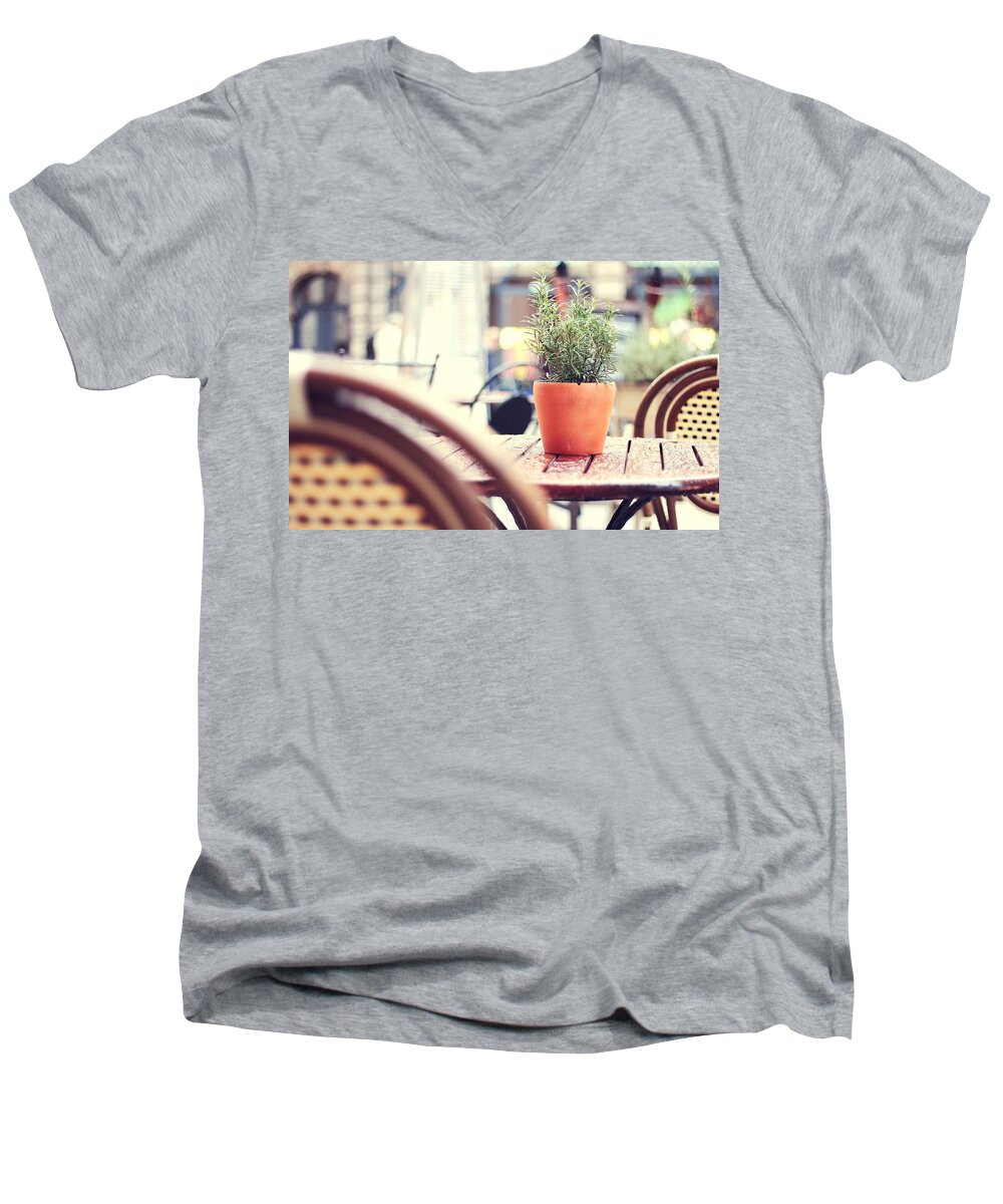 Still Life Men's V-Neck T-Shirt featuring the photograph Still Life #2 by Jackie Russo