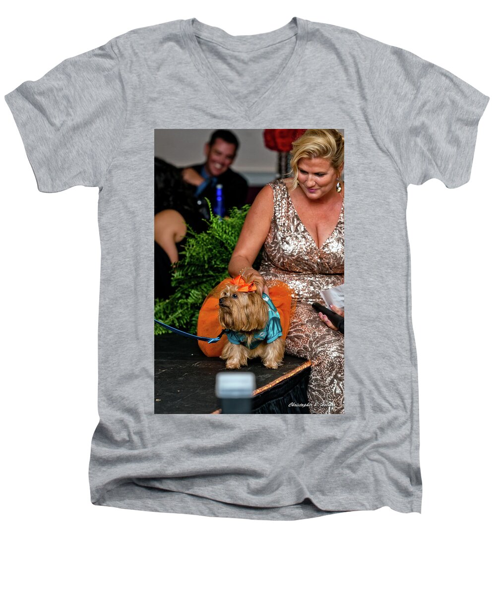 Christopher Holmes Photography Men's V-Neck T-Shirt featuring the photograph 20160806-dsc04024 by Christopher Holmes