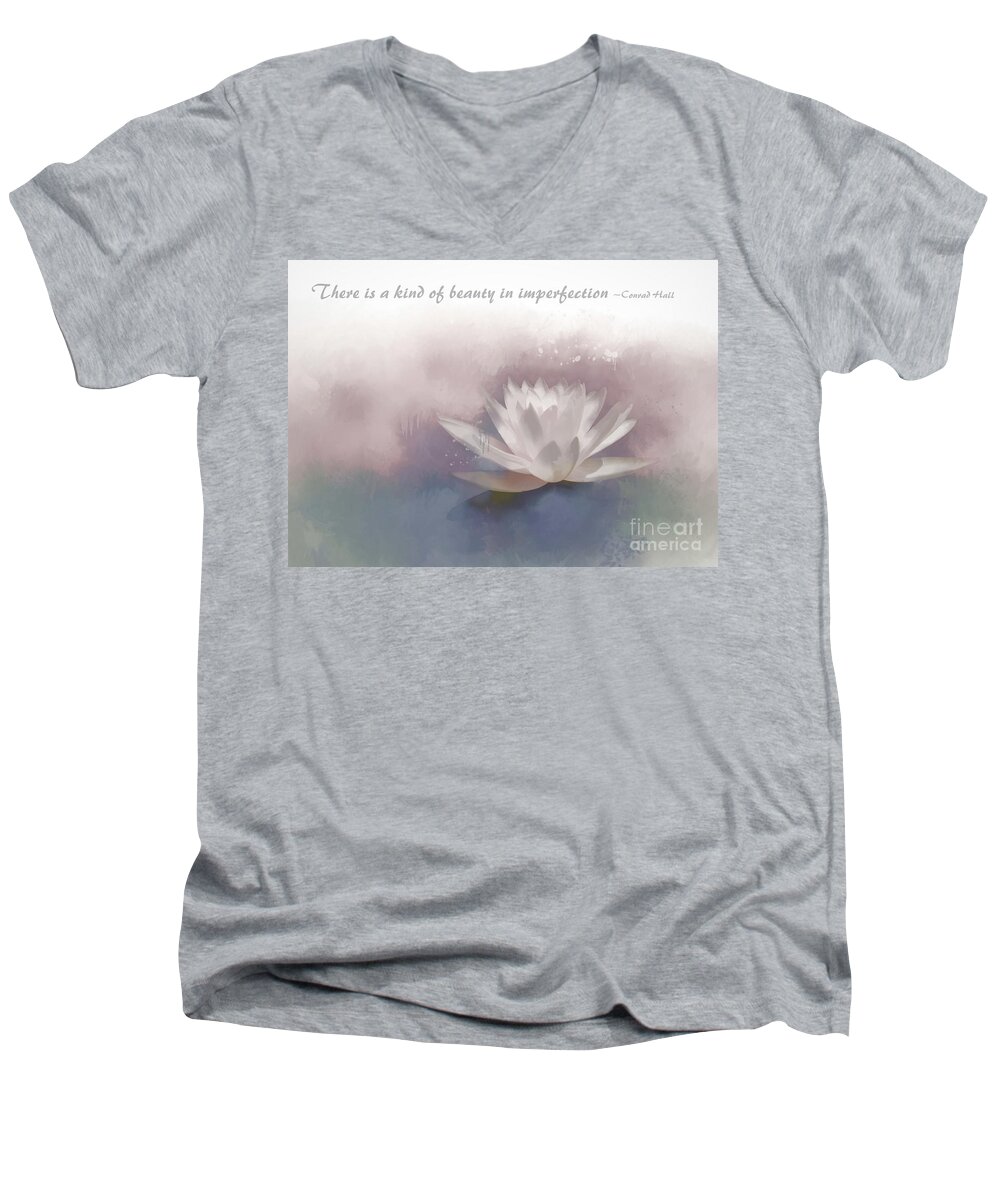 Beauty Men's V-Neck T-Shirt featuring the photograph Beauty In Imperfection by Renee Trenholm