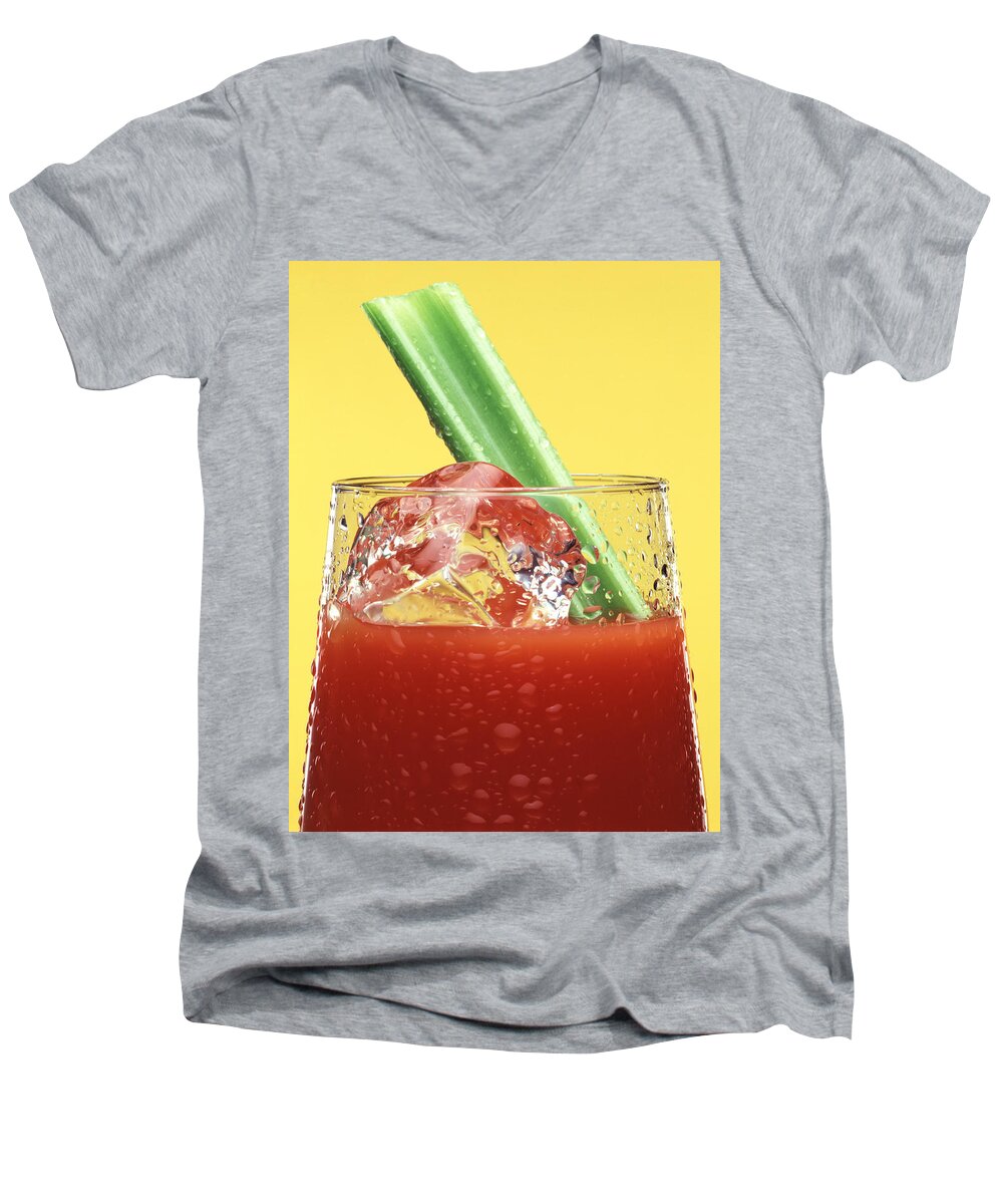 Photo Decor Men's V-Neck T-Shirt featuring the photograph Bloody Mary by Steven Huszar