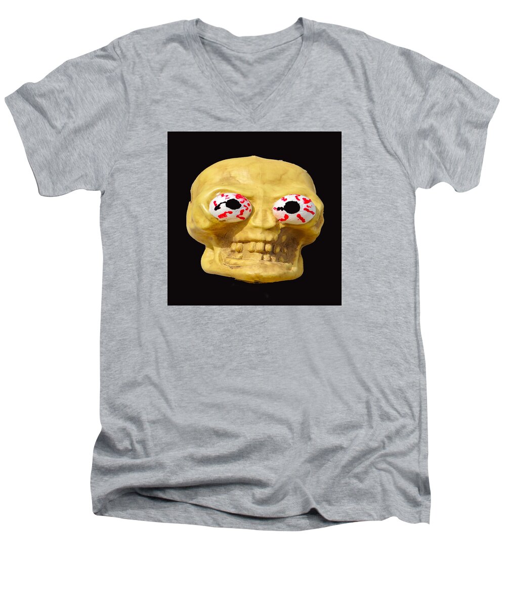  Men's V-Neck T-Shirt featuring the photograph BOO by Dennis Dugan