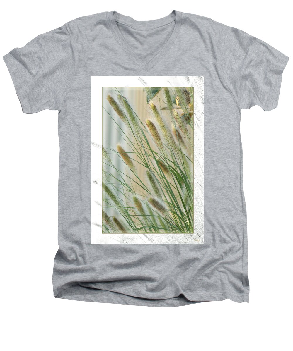 Floral Men's V-Neck T-Shirt featuring the photograph Breeze by Holly Kempe