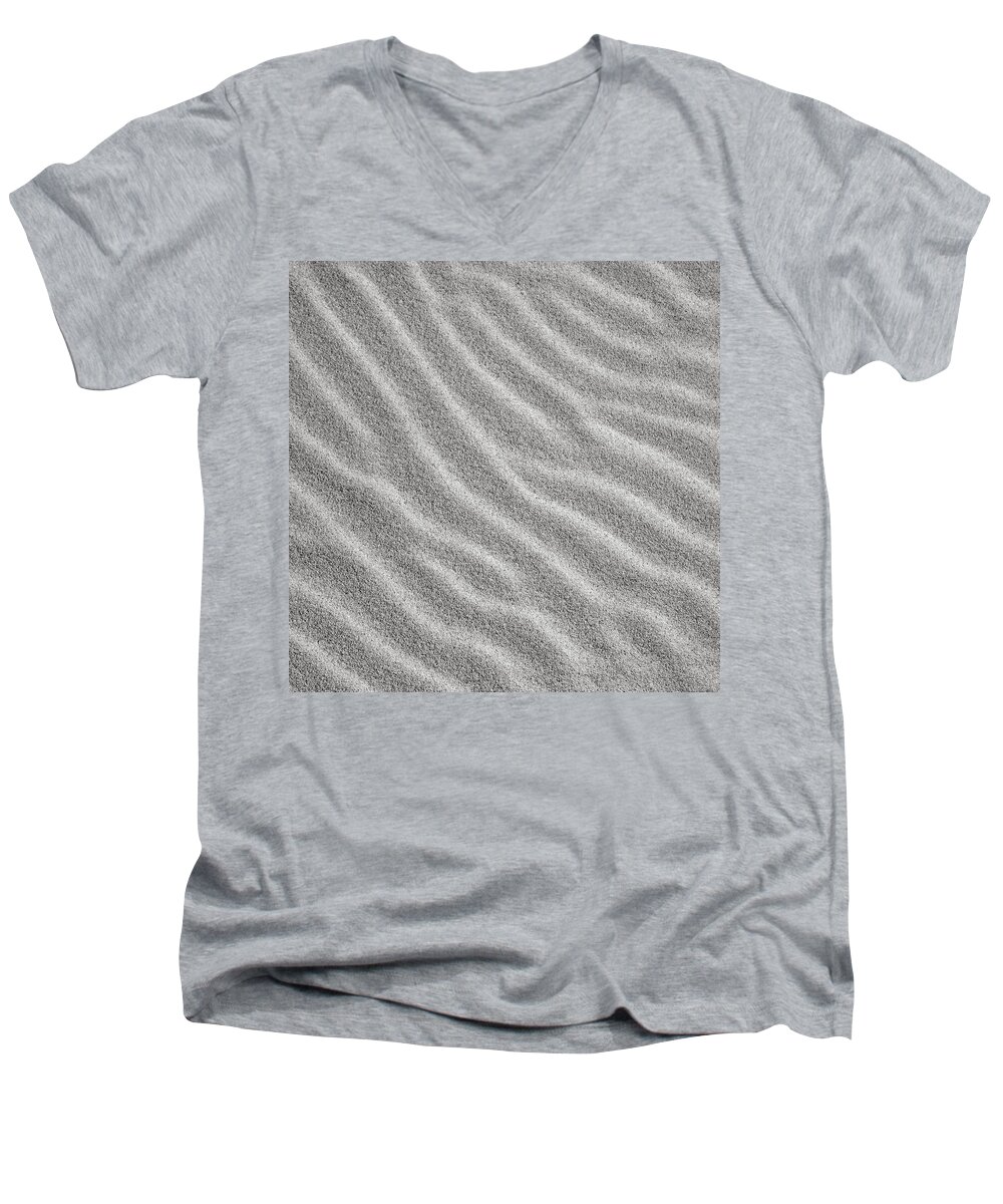 Sand Men's V-Neck T-Shirt featuring the photograph Bw6 by Charles Harden