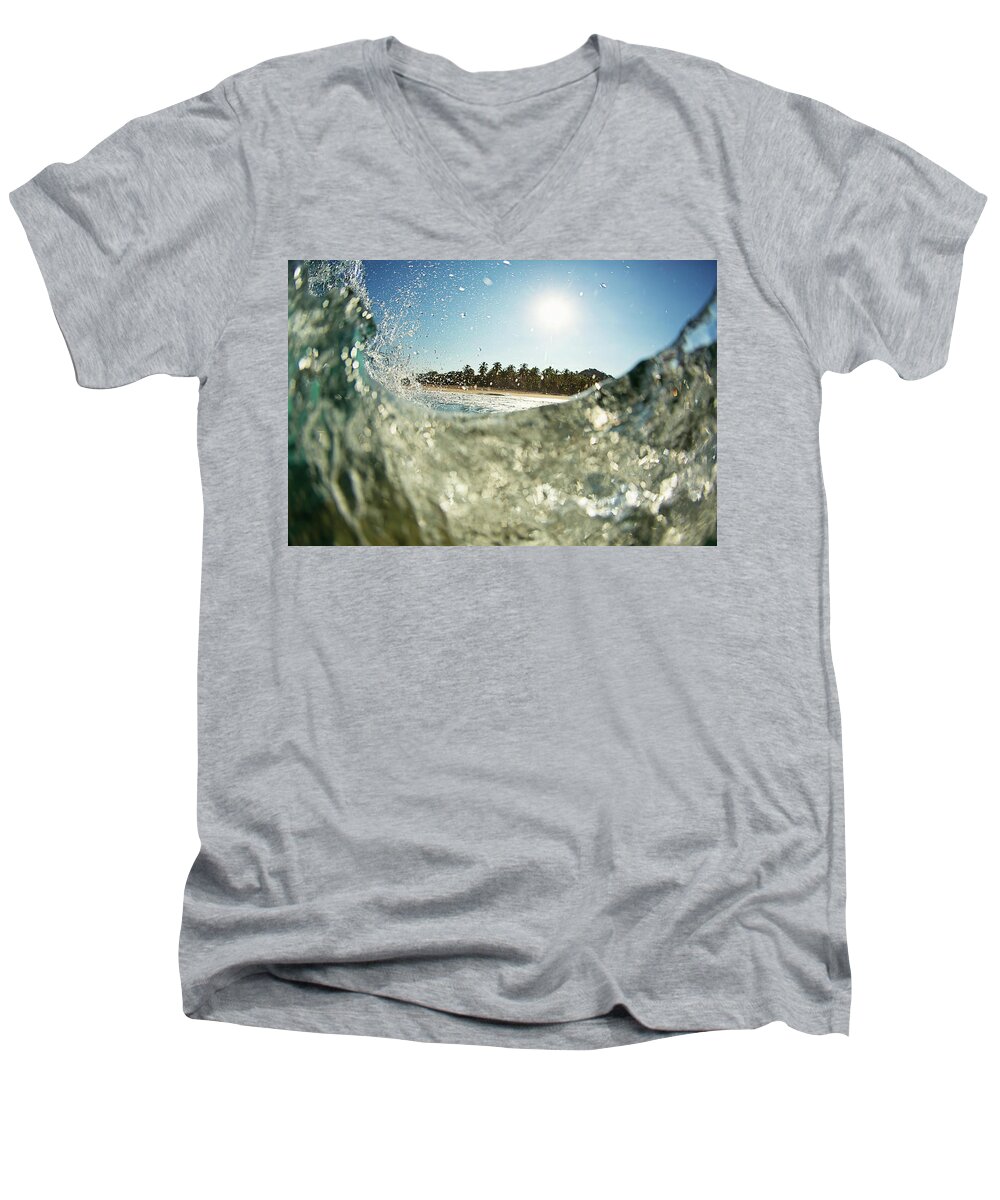 Surfing Men's V-Neck T-Shirt featuring the photograph Chula Vista by Nik West