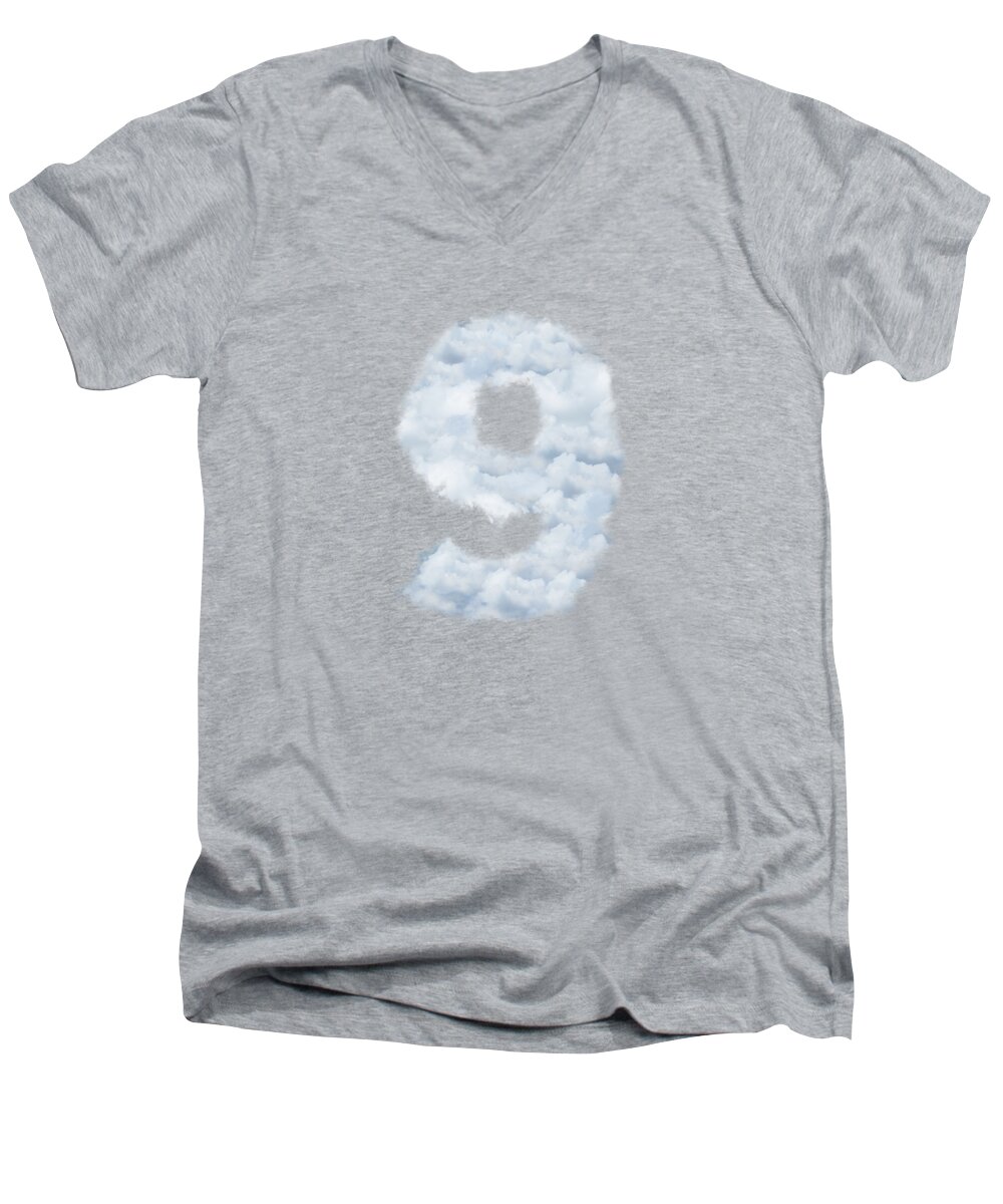 Cloud Men's V-Neck T-Shirt featuring the photograph Cloud Nine by Matt Malloy