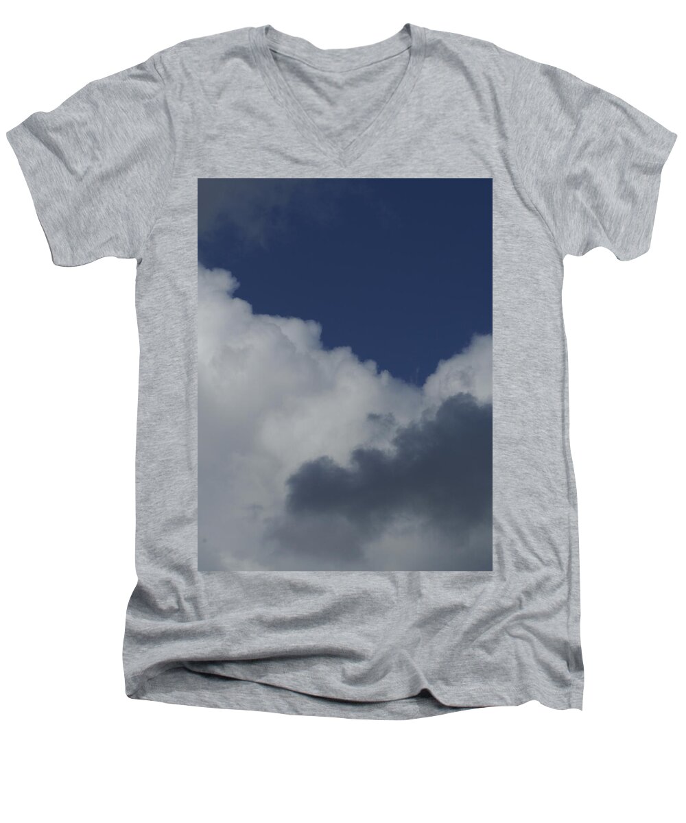 Clouds Men's V-Neck T-Shirt featuring the photograph Cumulus 1 by Richard Thomas