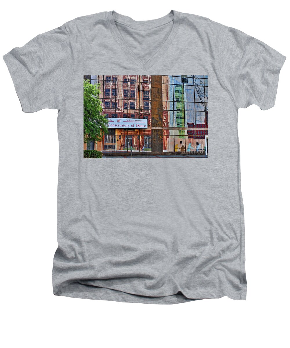 Scenic Tours Men's V-Neck T-Shirt featuring the photograph Dance by Skip Willits