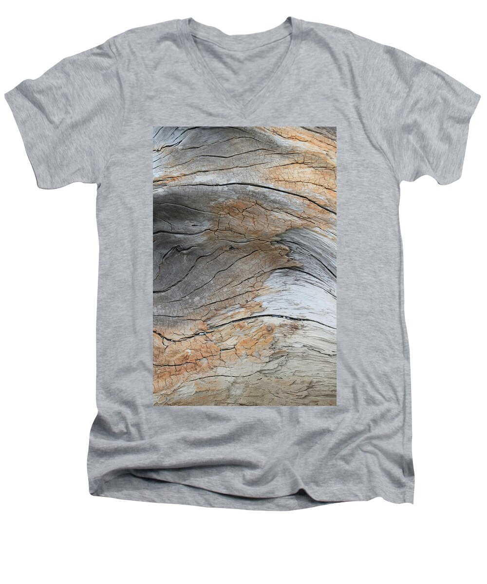 Tidal Men's V-Neck T-Shirt featuring the photograph Decomposition III by Annekathrin Hansen