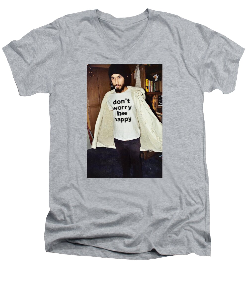 Joint Men's V-Neck T-Shirt featuring the photograph Don't Worry by Nicole Stetter
