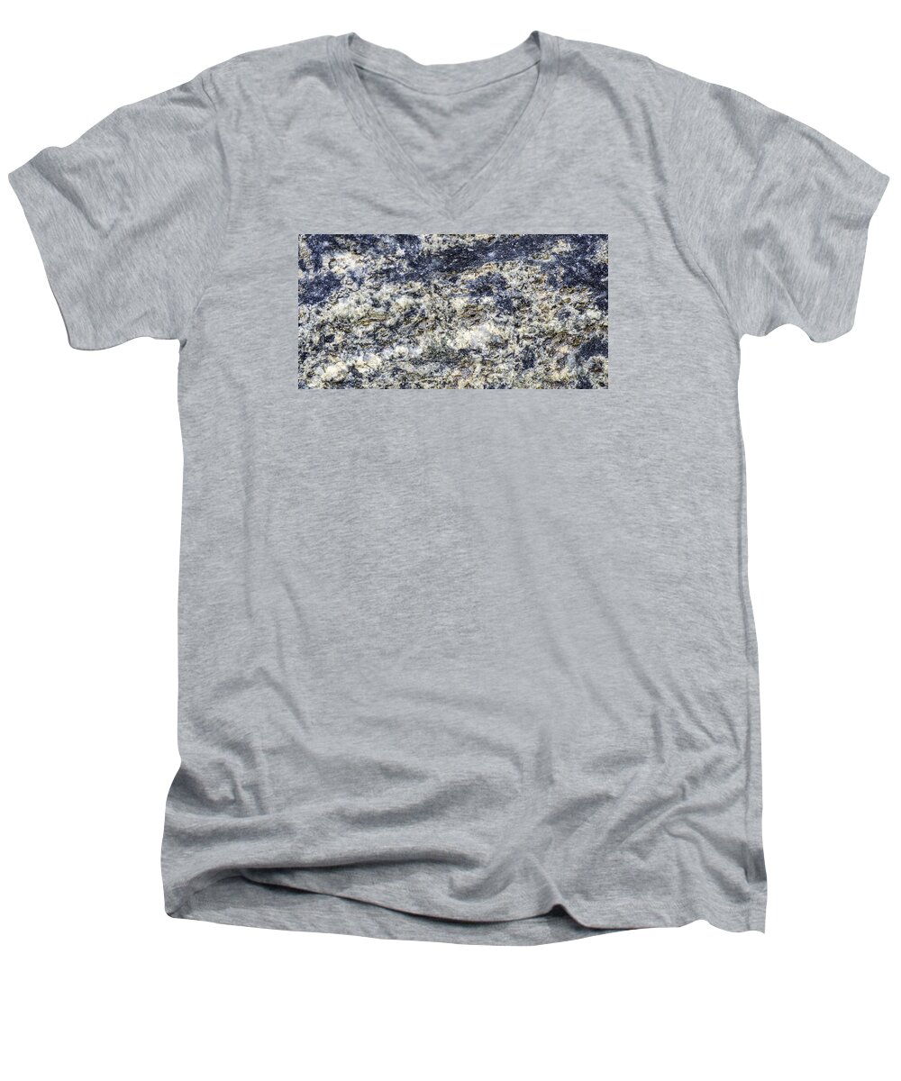 Macro Men's V-Neck T-Shirt featuring the photograph Earth Portrait L5 by David Waldrop