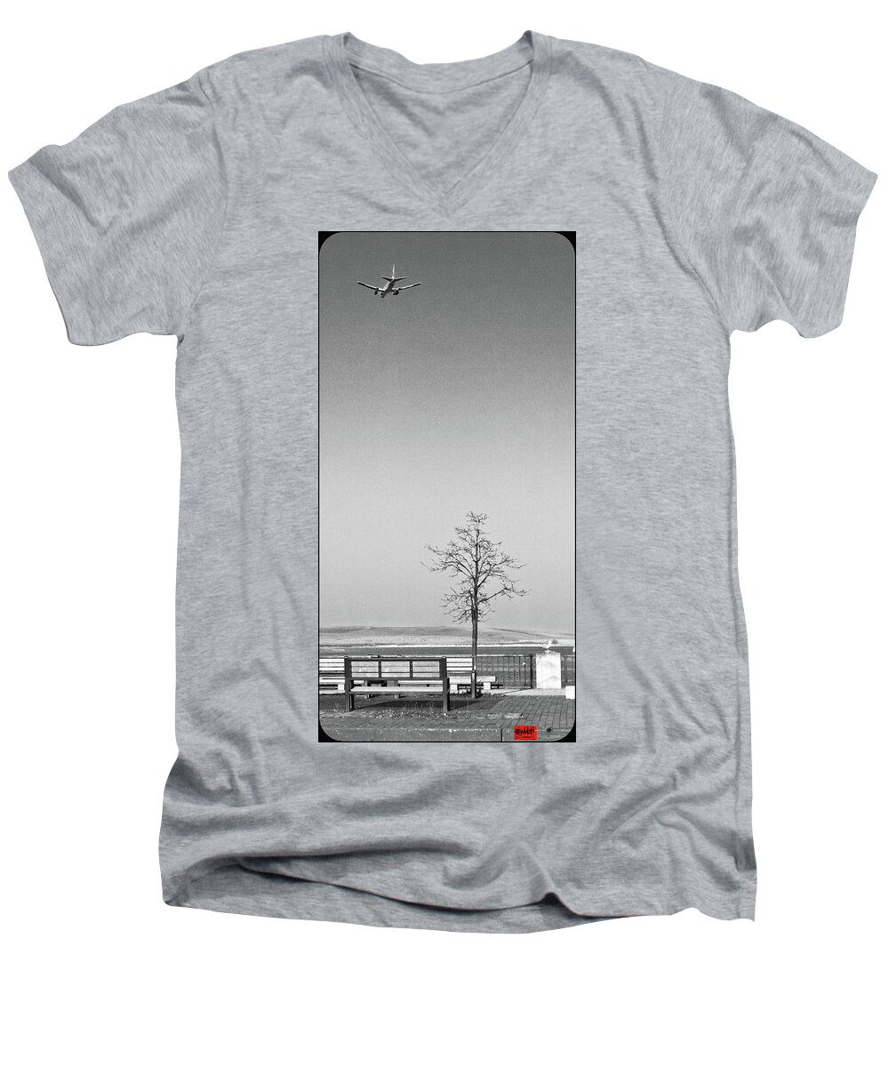Photography Men's V-Neck T-Shirt featuring the photograph Fall Arrival by Rennie RenWah