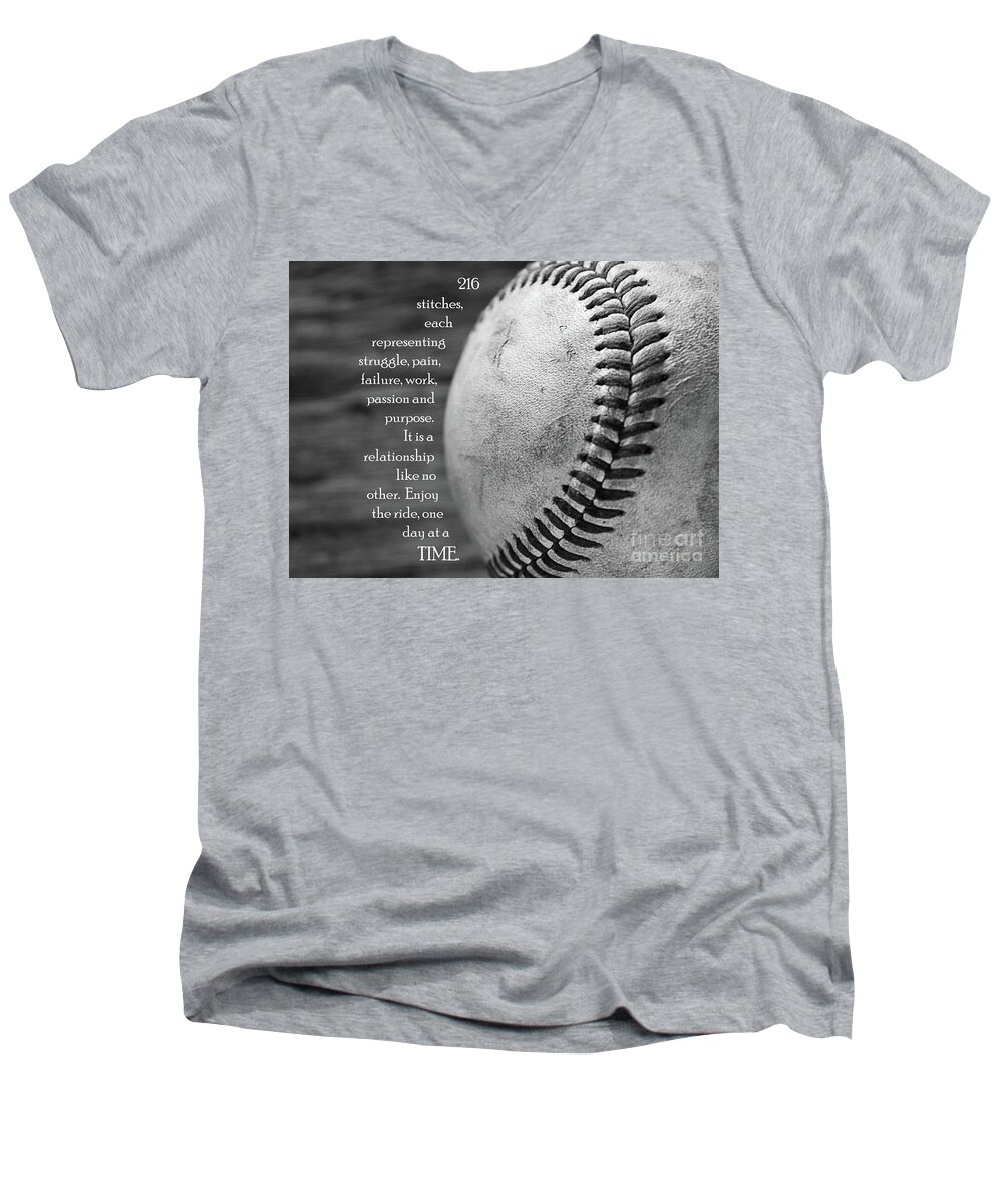 Ports Men's V-Neck T-Shirt featuring the photograph Game Day by Deborah Klubertanz