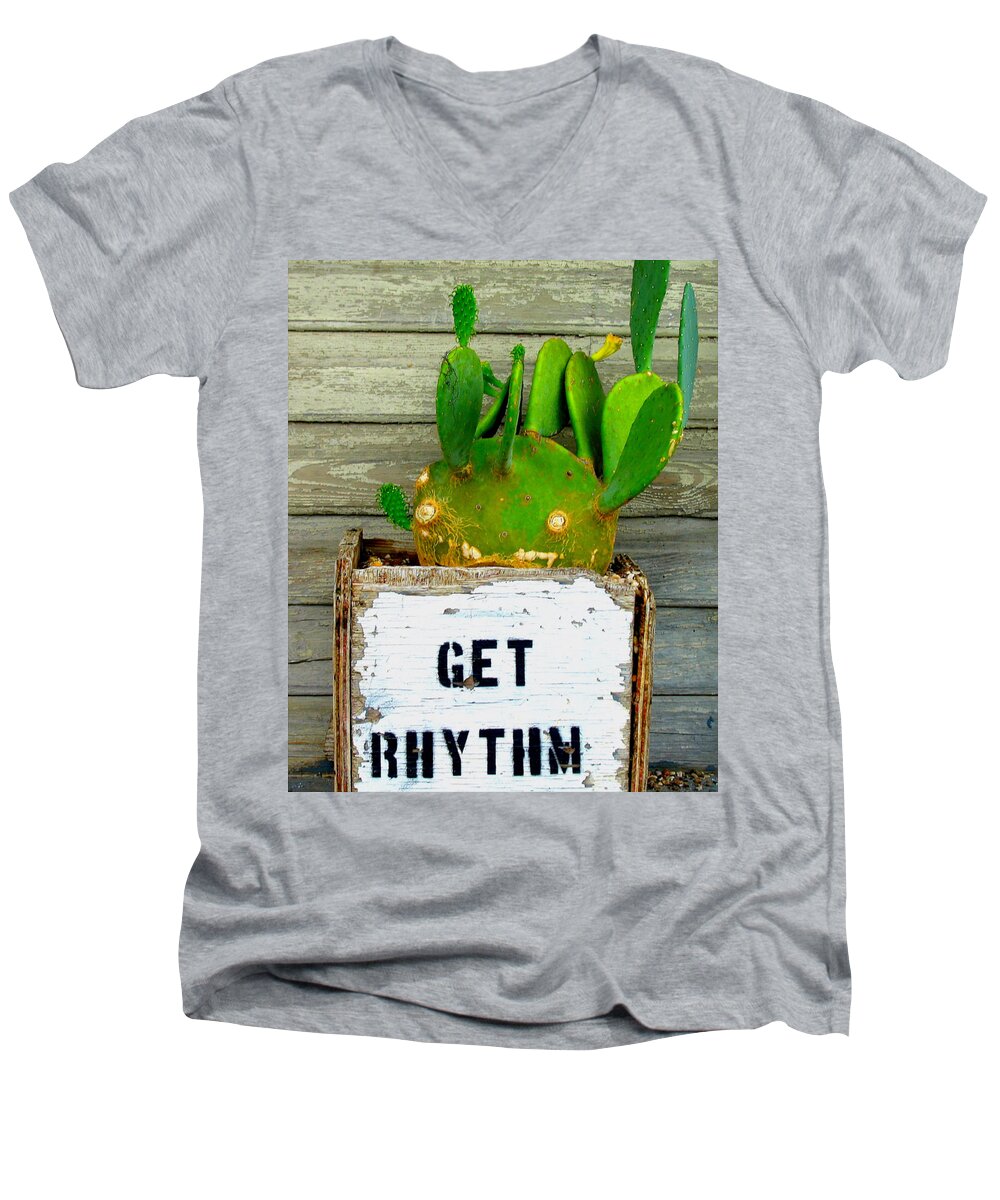 Get Rhythm Men's V-Neck T-Shirt featuring the photograph Get Rhythm by Gia Marie Houck