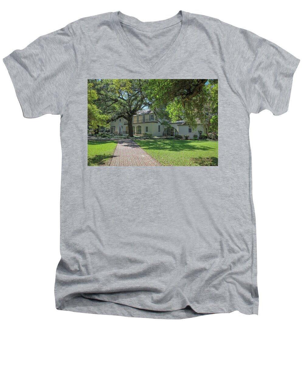 Ul Men's V-Neck T-Shirt featuring the photograph Heyman House 9 by Gregory Daley MPSA