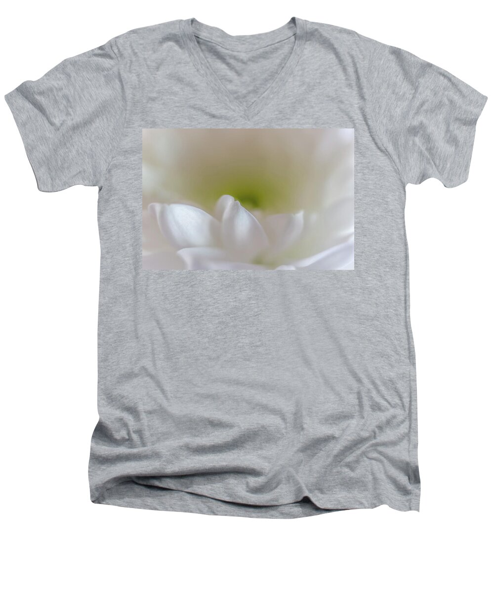 Flower Men's V-Neck T-Shirt featuring the photograph Innocence by Marnie Patchett