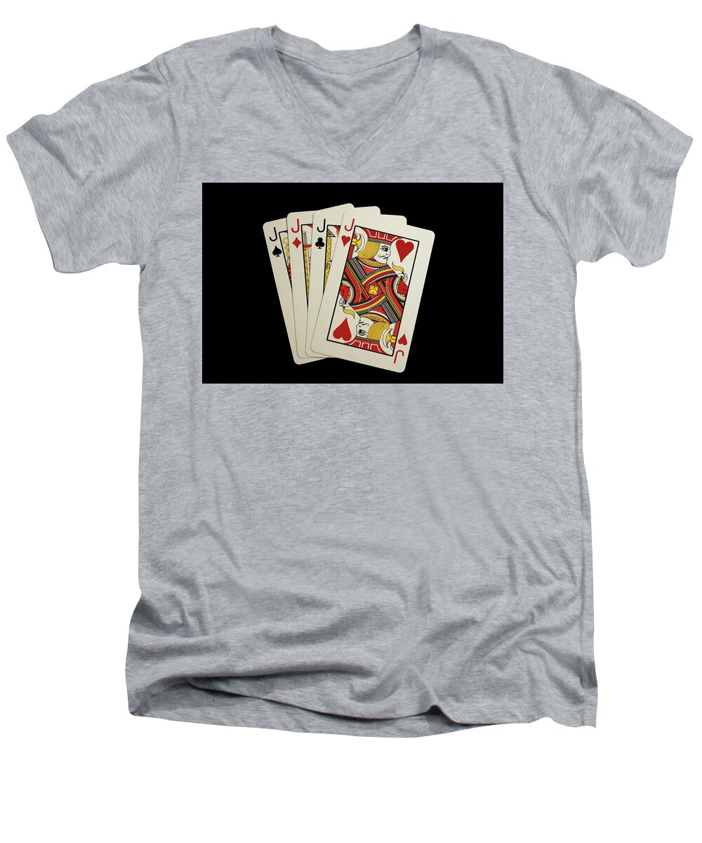 Jacks Men's V-Neck T-Shirt featuring the photograph Jack Of All Trades by Jackson Pearson