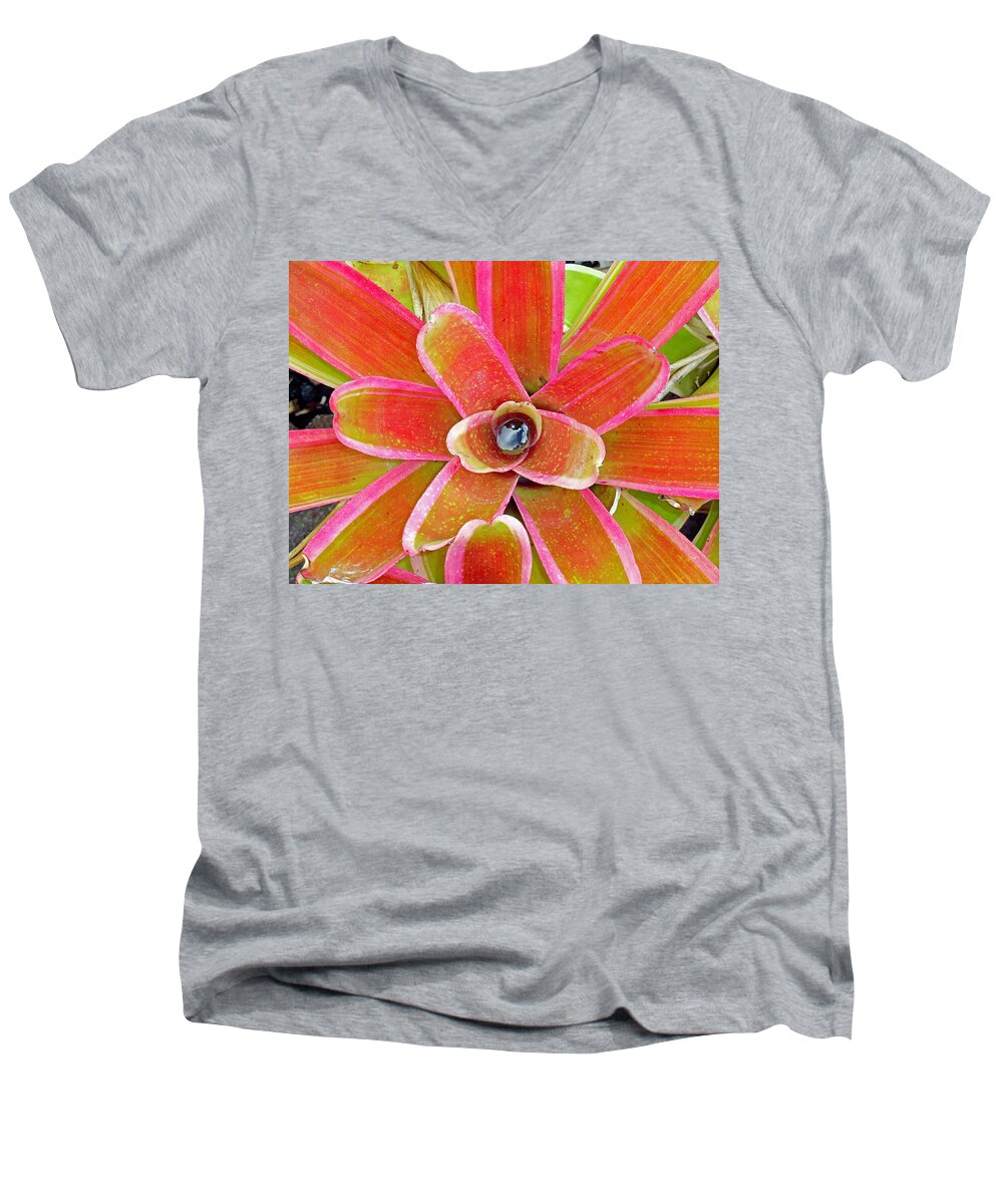 Plant Men's V-Neck T-Shirt featuring the photograph Leaving Honolulu by Robert Meyers-Lussier