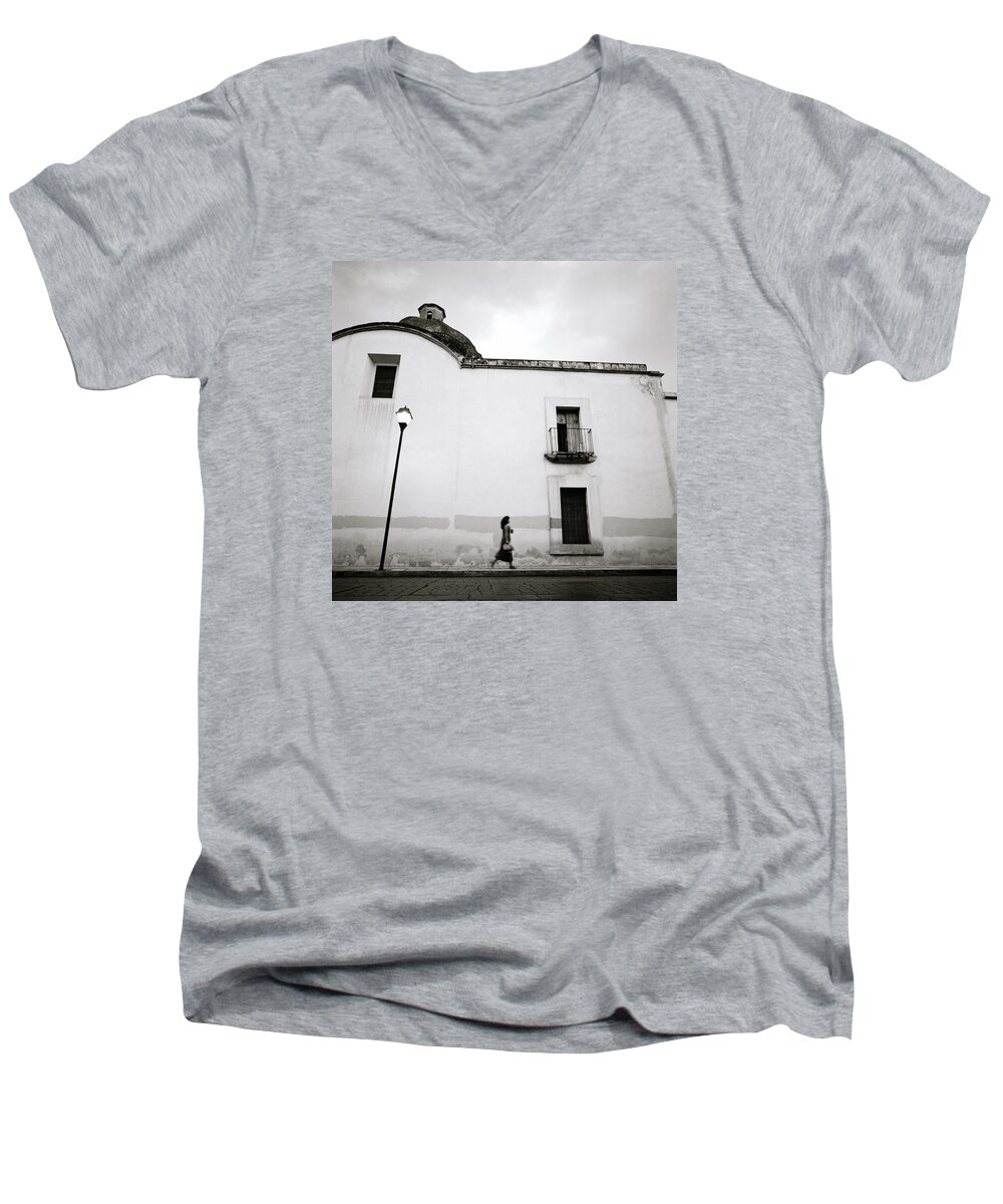 Mexico Men's V-Neck T-Shirt featuring the photograph Mexican Twilight by Shaun Higson