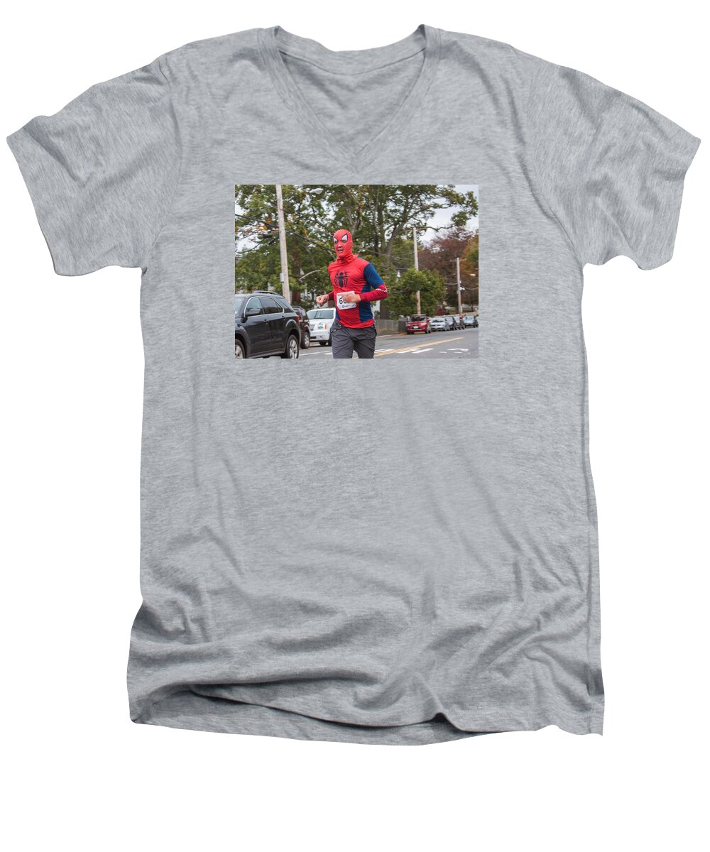  Men's V-Neck T-Shirt featuring the photograph Monster Dash 43 by Brian MacLean