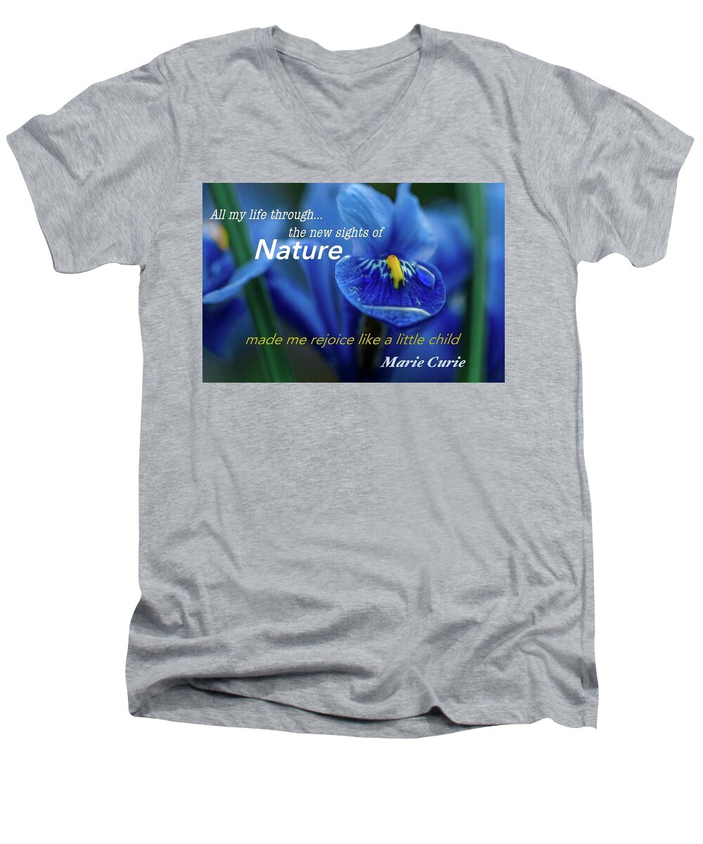  Men's V-Neck T-Shirt featuring the photograph Nature208 by David Norman