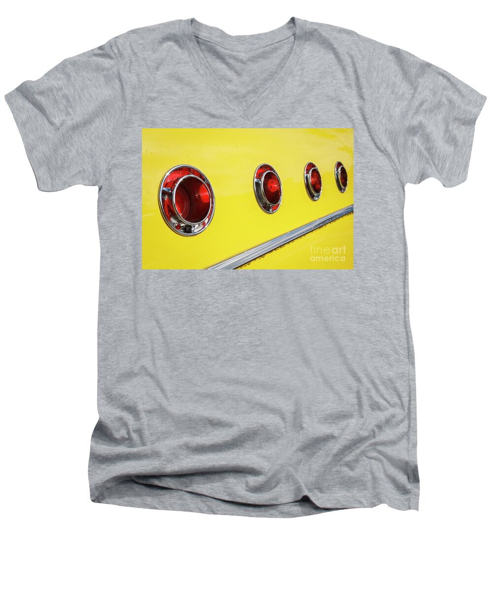 1955 Men's V-Neck T-Shirt featuring the photograph Portholes by Dennis Hedberg