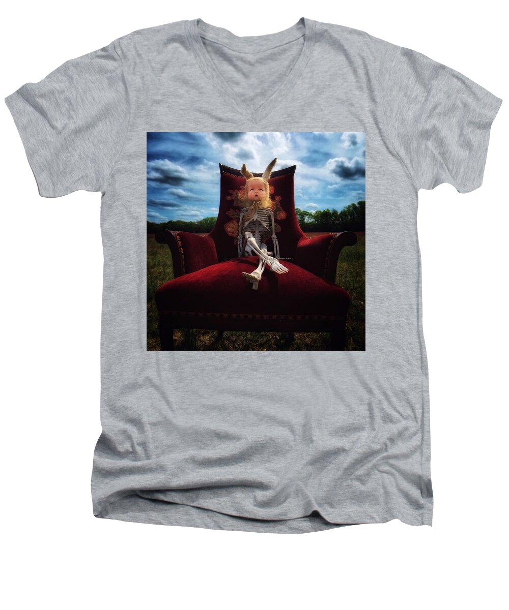 Wonderland Men's V-Neck T-Shirt featuring the photograph Wonder Land by Subject Dolly