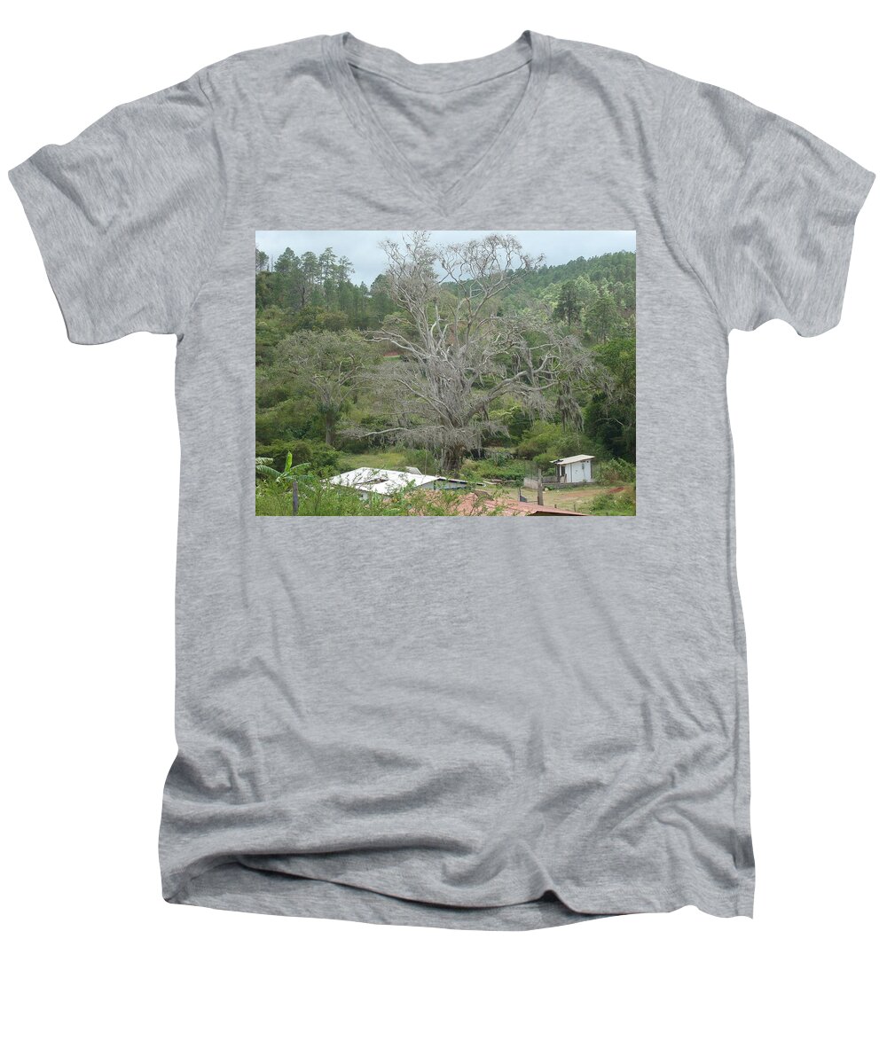 Digital Art Men's V-Neck T-Shirt featuring the photograph Rural Scenery by Carlos Paredes Grogan