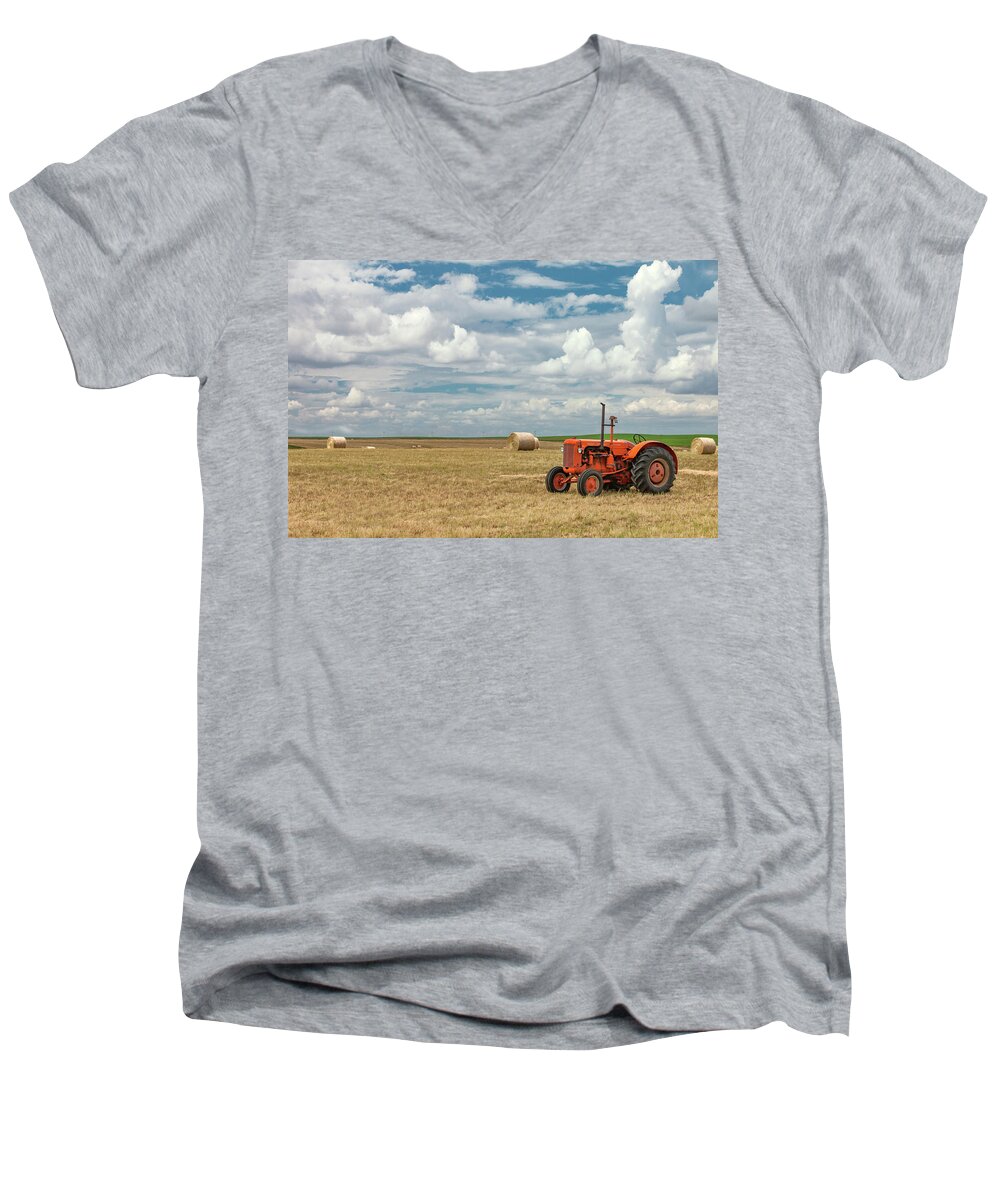 Case Men's V-Neck T-Shirt featuring the photograph She Still Runs No. 2 by Todd Klassy