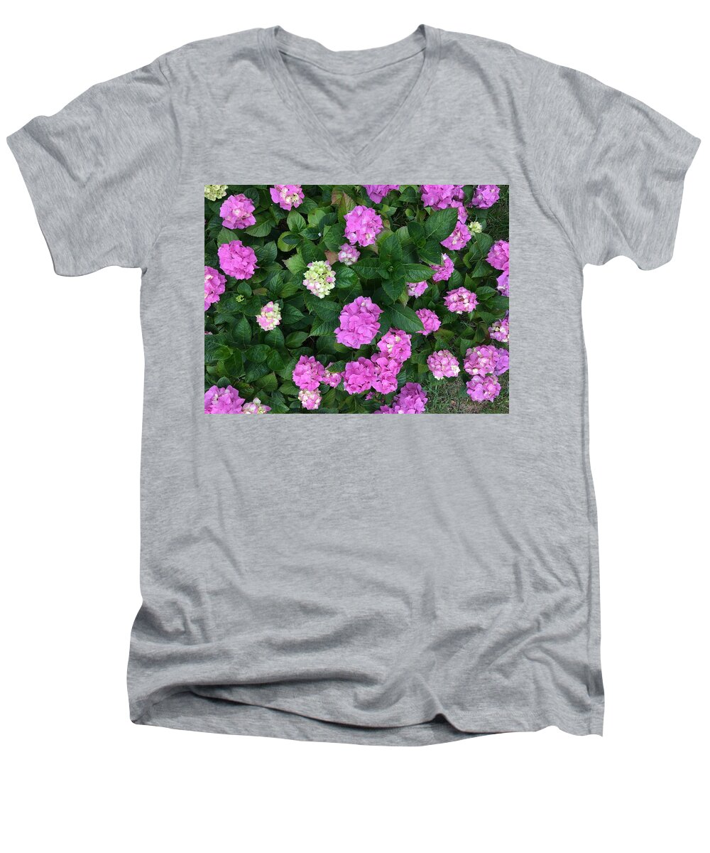 Small Men's V-Neck T-Shirt featuring the photograph Spring explosion by Pedro Fernandez