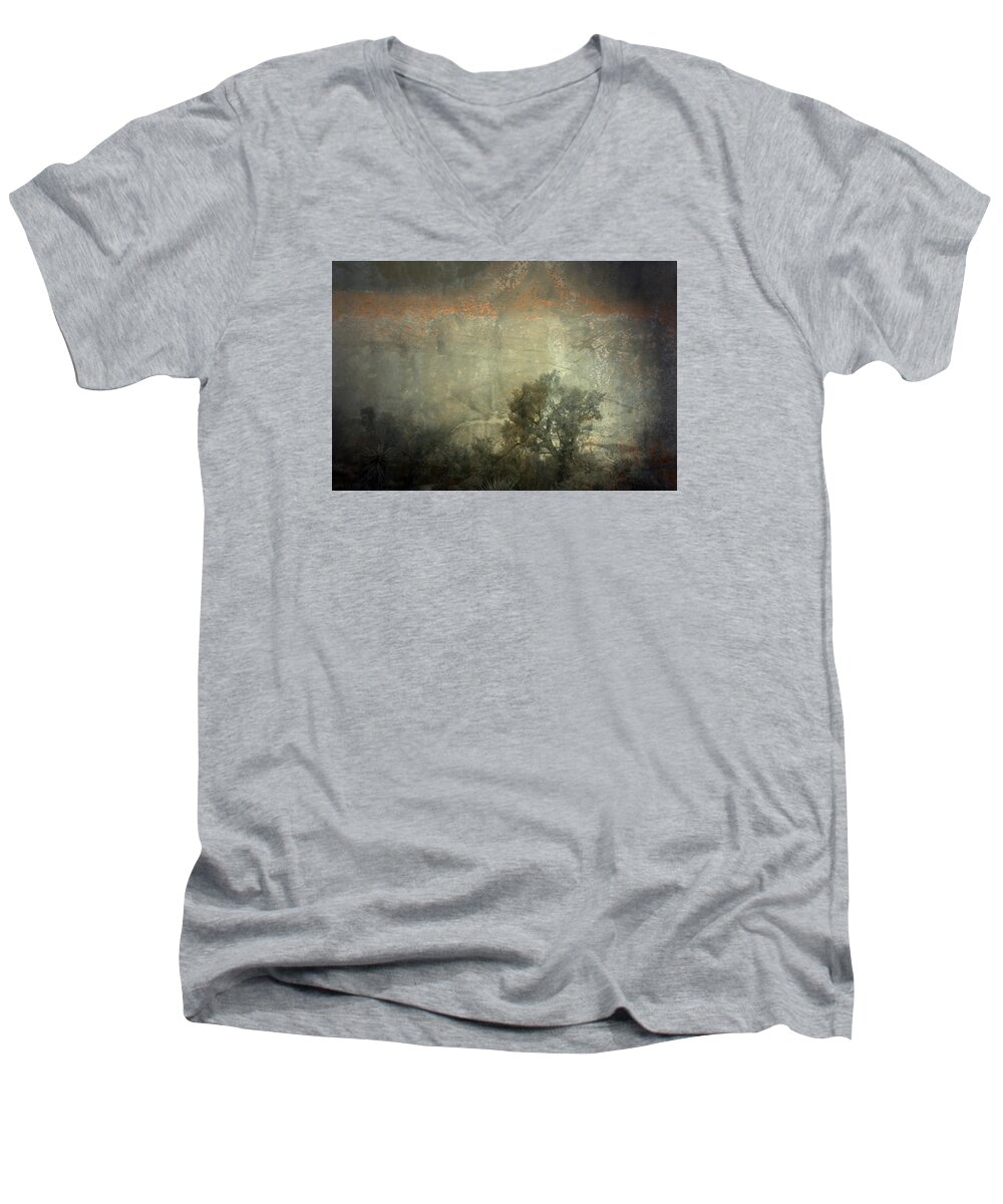 Tree Men's V-Neck T-Shirt featuring the photograph Station by Mark Ross