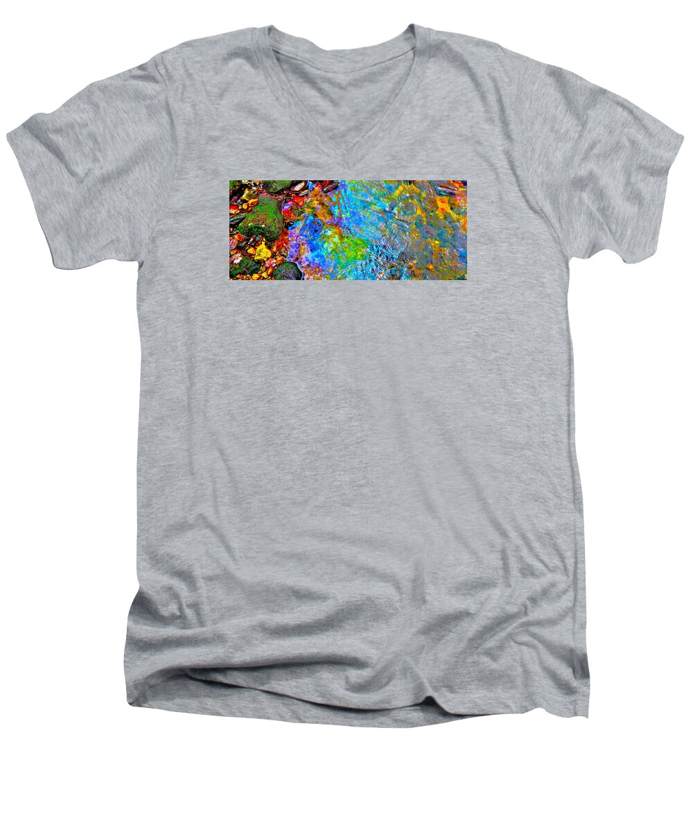 Landscape Men's V-Neck T-Shirt featuring the photograph Summer 2015 Mix 4 by George Ramos