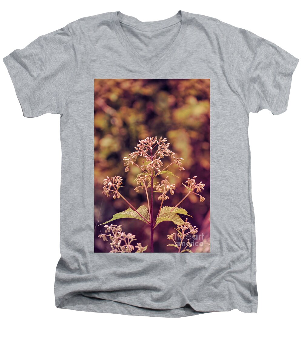 Macro Men's V-Neck T-Shirt featuring the photograph Summer Memories by Adrian De Leon Art and Photography