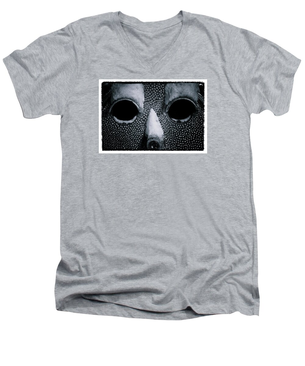 Stare Men's V-Neck T-Shirt featuring the photograph The Cold Stare by Thomas Lavoie