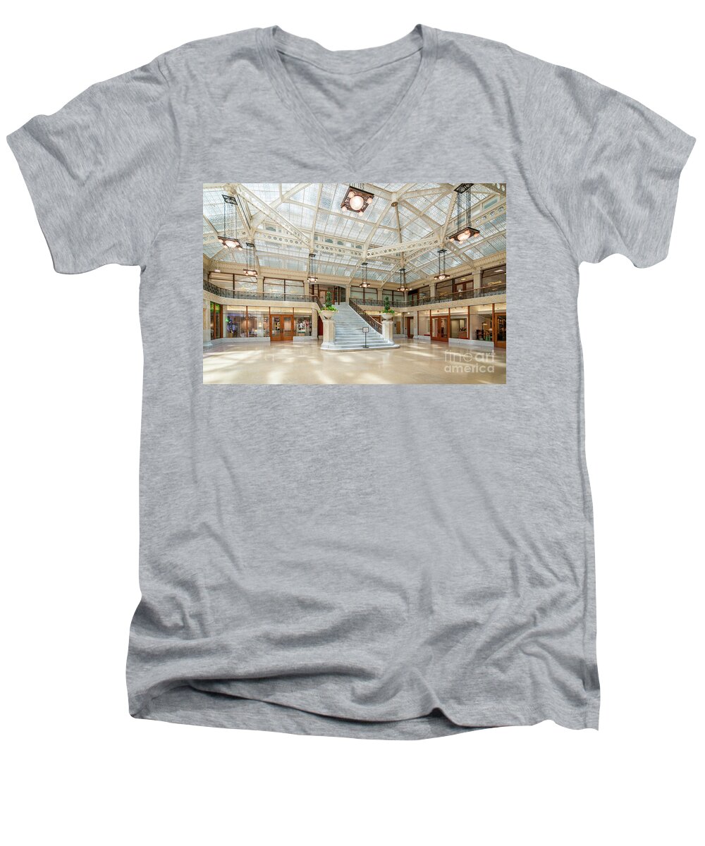 Art Men's V-Neck T-Shirt featuring the photograph The Rookery by David Levin