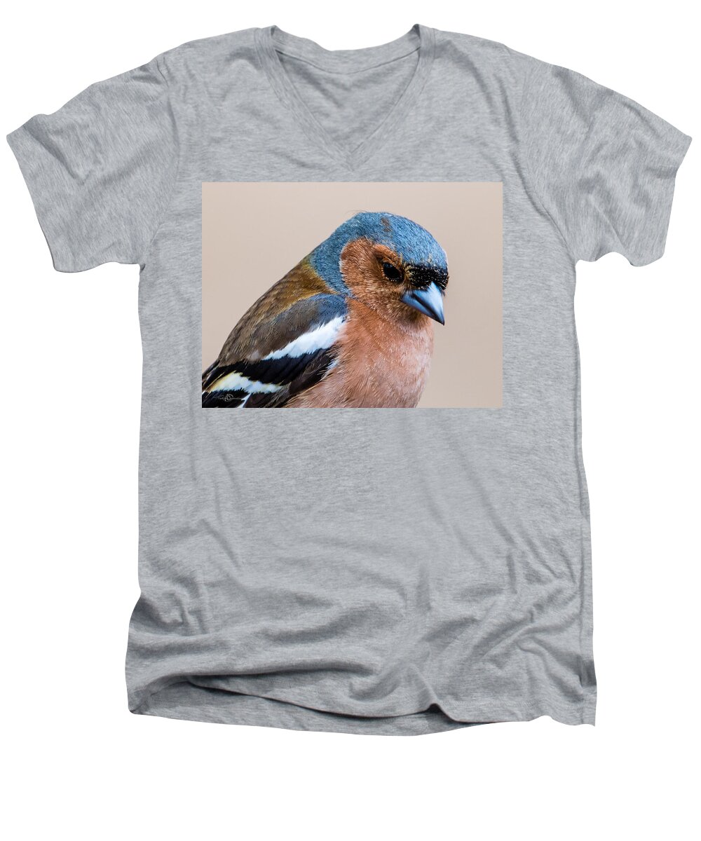 Thoughtful Men's V-Neck T-Shirt featuring the photograph Thoughtful by Torbjorn Swenelius