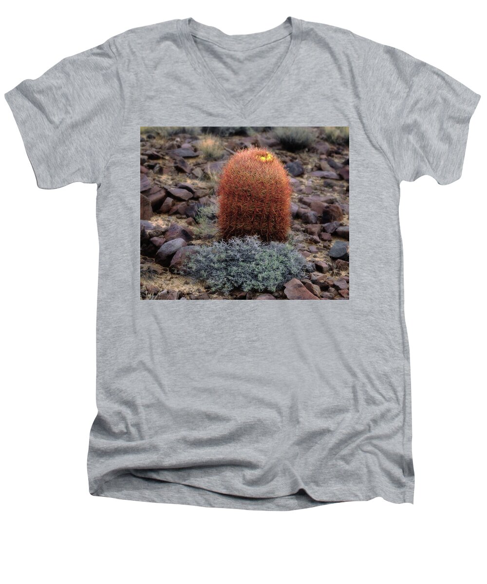 Landscape Men's V-Neck T-Shirt featuring the photograph Thumbs Up by Paul Breitkreuz