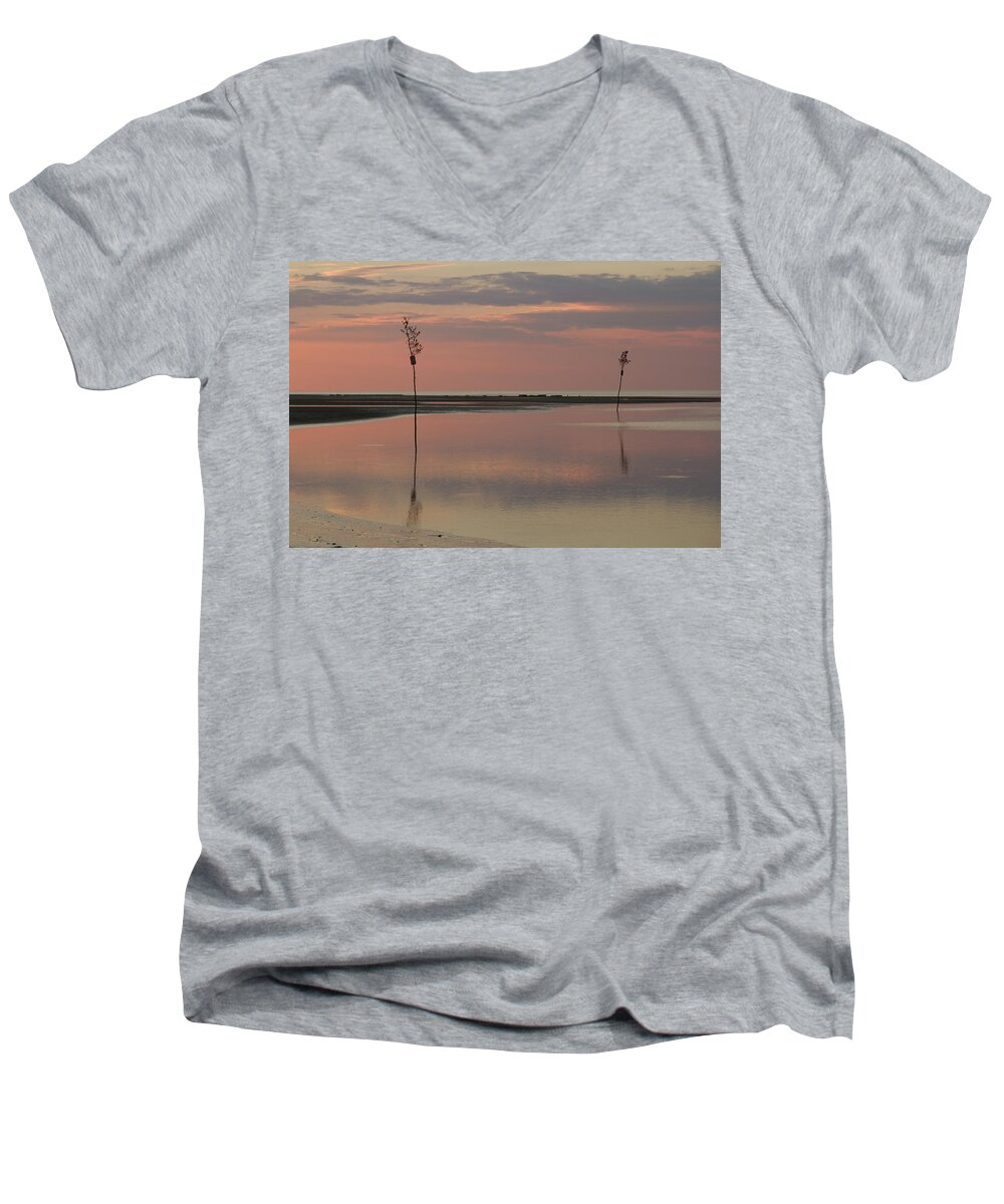 Cape Cod Men's V-Neck T-Shirt featuring the photograph Tranquility by Patrice Zinck